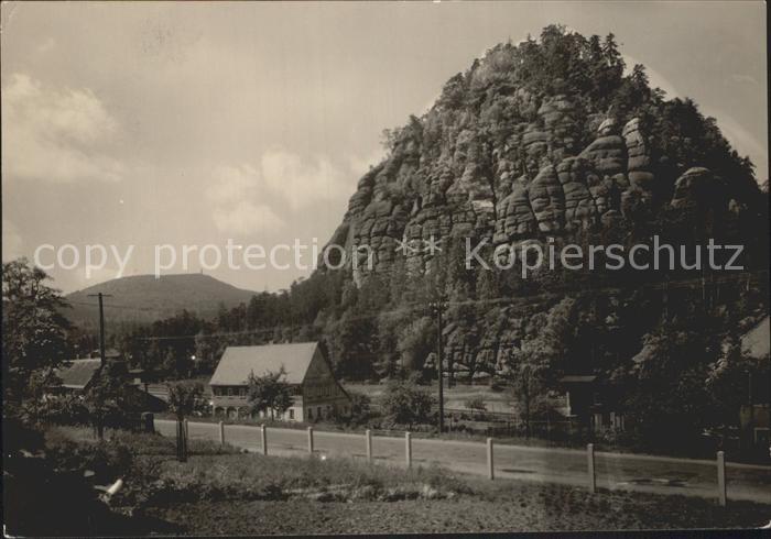 Oybin Sachsen Berg Oybin mit Hochwald Zittauer Gebirge