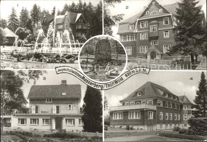 Masserberg Augenheilstaette Georg Lenz Denkmal