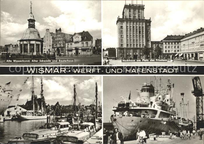 Wismar Mecklenburg Alte Wasserkunst Alter Schwede Reuterhaus Hochhaus Platz des
