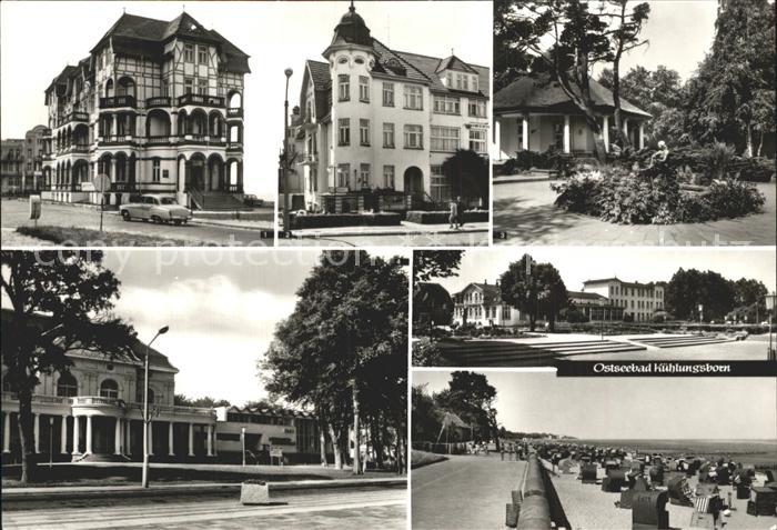 Kuehlungsborn Ostseebad FDGB Erholungsheim HO Gaststaette Konzertgarten FDGB Mee