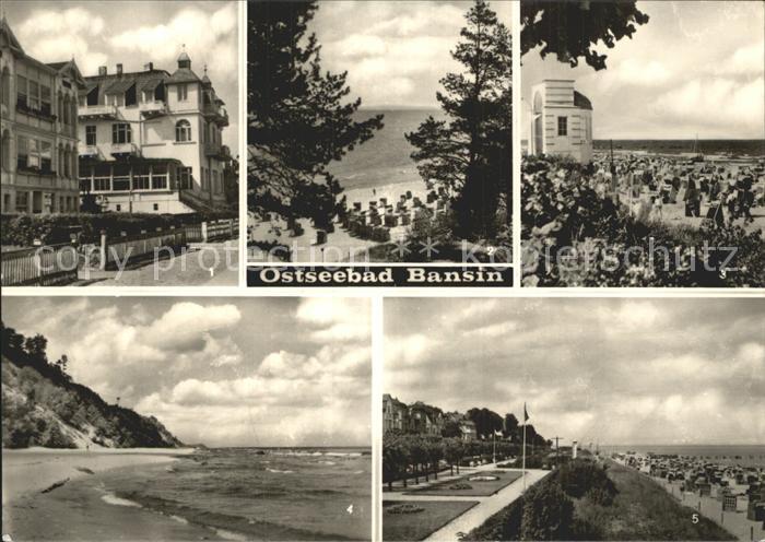 Bansin Ostseebad Promenade Strand Musikpavillon Am Langen Berg