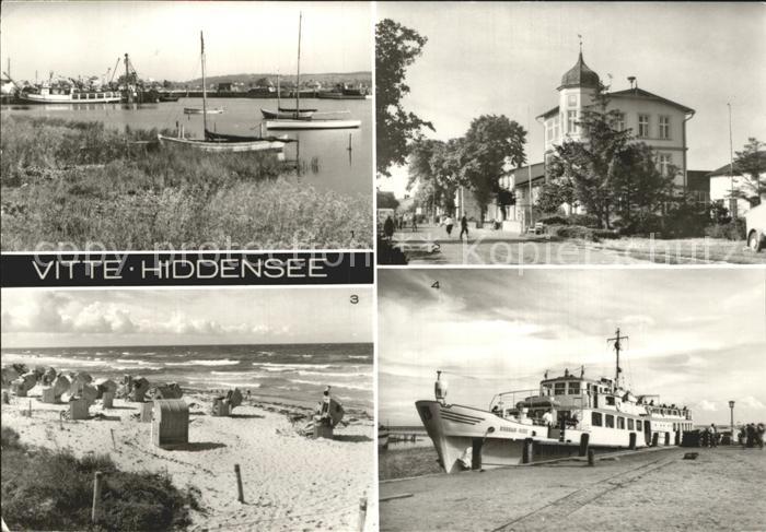 Vitte Hafen FDGB Erholungsheim Zur Ostsee Strand Faehre