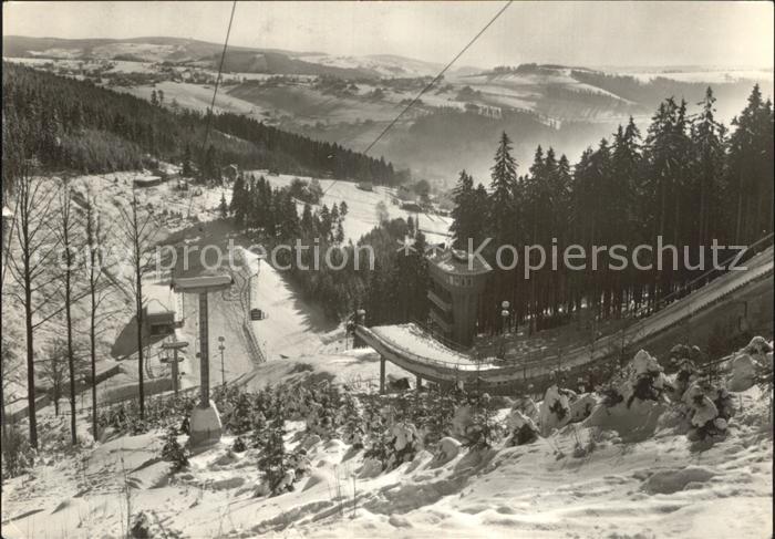 Klingenthal Vogtland Grosse Aschberg Schanze Skispringen Wintersportplatz