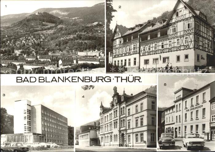 Bad Blankenburg uebersicht FDGB Erholungsheime