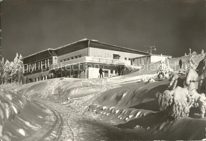 Oberhof Thueringen Schanzenbaude Wintersportplatz