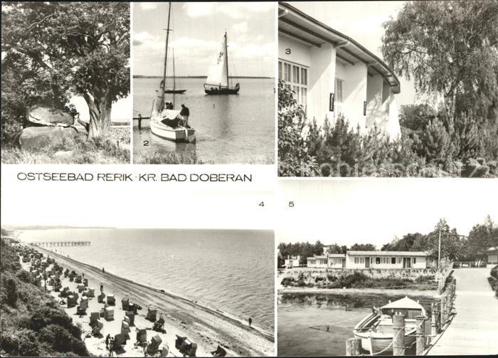 Rerik Ostseebad Huenengrab Haff Segelboot Lesecafe Strand Salzhaff