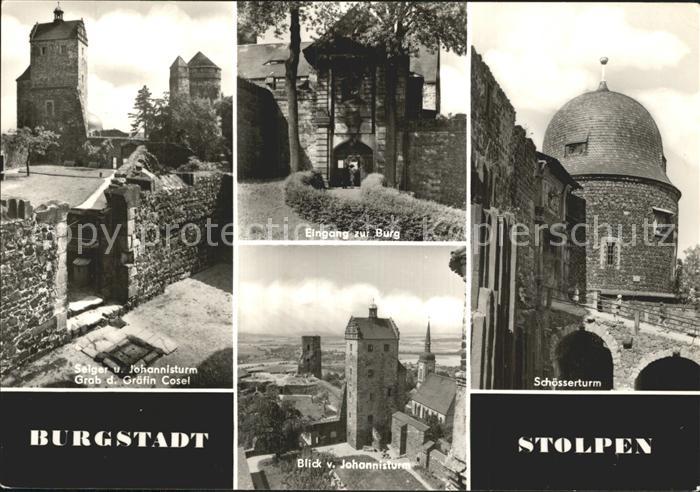 Stolpen Burg Tuerme Grab Graefing Cosel