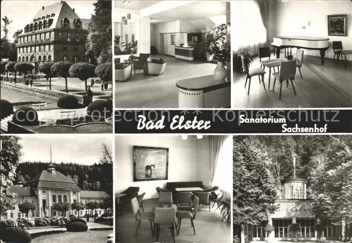 Bad Elster Sanatorium Sachsenhof Halle Musikzimmer Badehaus Marienquelle