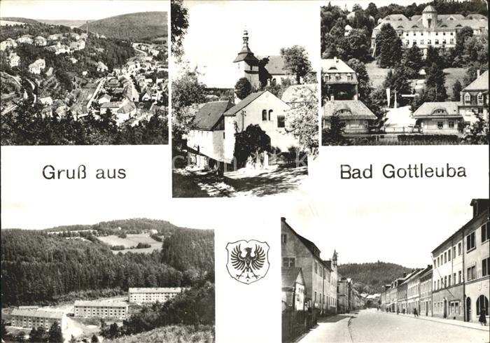 Bad Gottleuba-Berggiesshuebel Teilansichten Strassenpartie