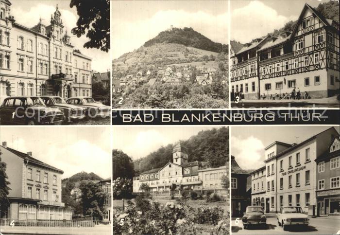 Bad Blankenburg FDGB Erholungsheime Burgruine Greifenstein Ferienheim IG Wismut