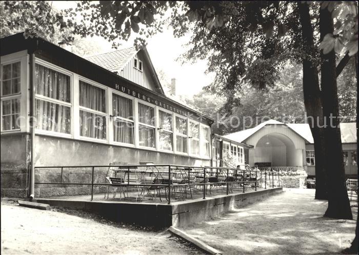 Grossschoenau Sachsen Hutberg Gaststaette Terrasse Handabzug