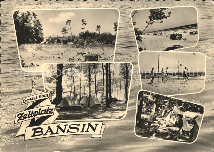 Bansin Ostseebad Zeltplatz Strand Beachvolleyball