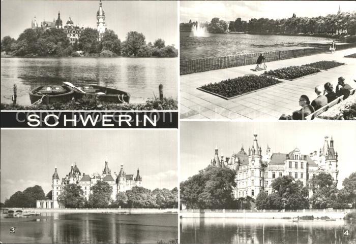 Schwerin Mecklenburg Schloss Pfaffenteich Promenade
