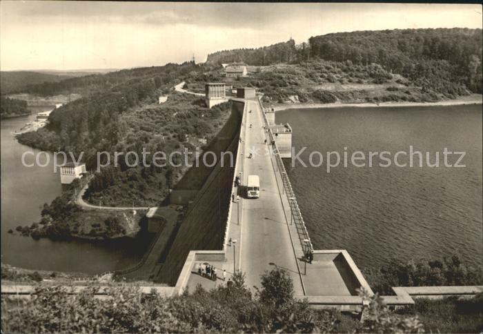Wendefurth Rappbode Talsperre Sperrmauer Stausee
