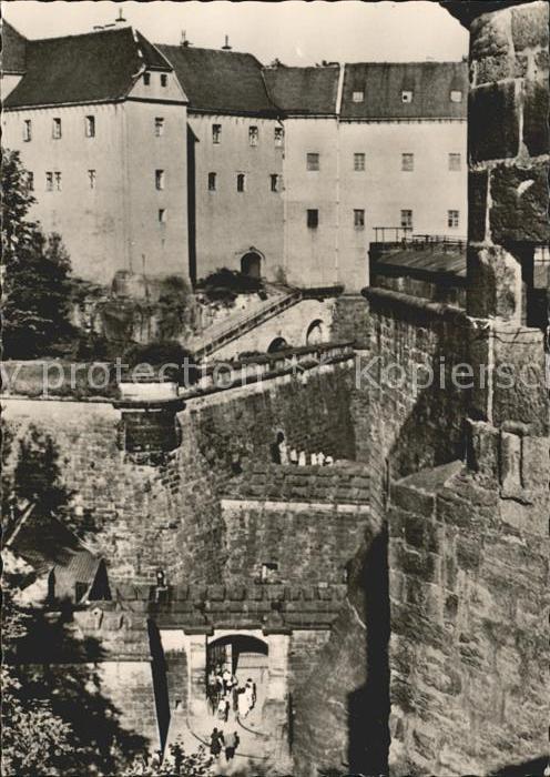 Koenigstein Saechsische Schweiz Festung