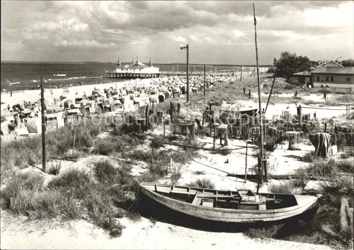 Ahlbeck Ostseebad Strand Seebruecke