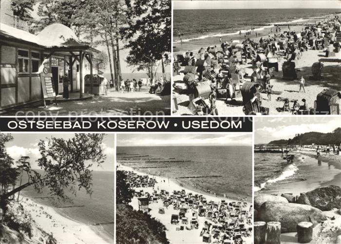 Koserow Ostseebad Usedom Kiosk Strand Kueste