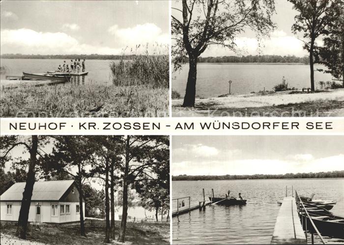 Neuhof Zossen Wuensdorfer See Bungalows des Braunkohlewerkes Troebitz
