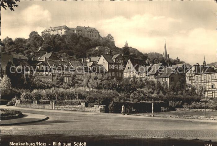 Blankenburg Harz Blick zum Schloss