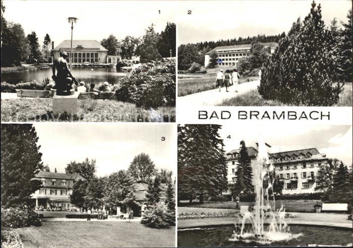 Bad Brambach Festhalle Teich Skulptur Julius Fucik Haus Vogtlandhaus Juliot Curi