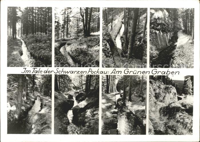 Pockau Tal der Schwarzen Pockau Am Gruenen Graben