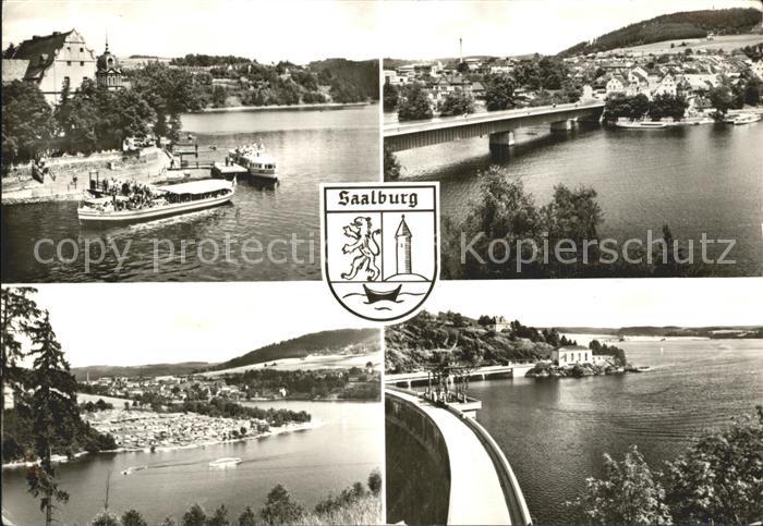 Saalburg Saale Hotel Restaurant Bootsanleger Bruecke Sperrmauer Talsperre