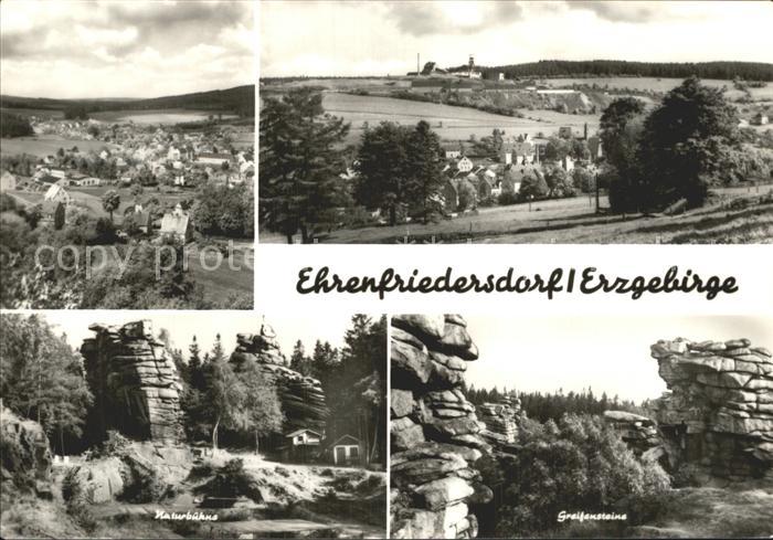 Ehrenfriedersdorf Erzgebirge Panorama Naturbuehne Greifensteine