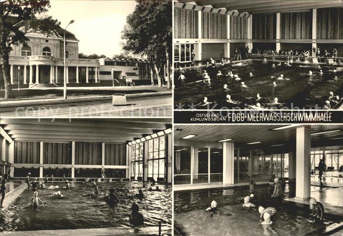 Kuehlungsborn Ostseebad FDGB Meerwasserschwimmhalle