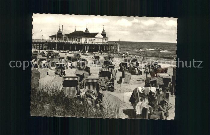 Ahlbeck Ostseebad Strand Seebruecke