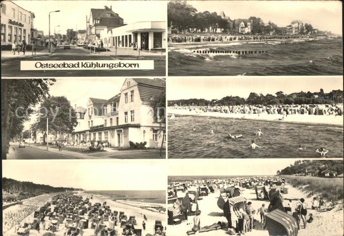 Kuehlungsborn Ostseebad Teilansichten Strandleben