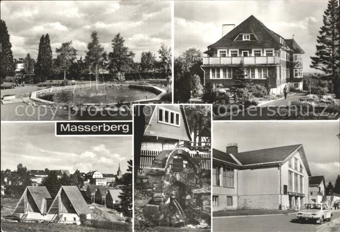 Masserberg Kurpark Augenheilstaette Werraquelle FDGB Erholungsheim Otto Grotewoh