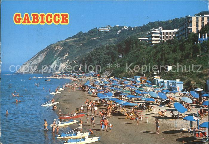Gabicce Mare Spiaggia Strand Hotels Kueste