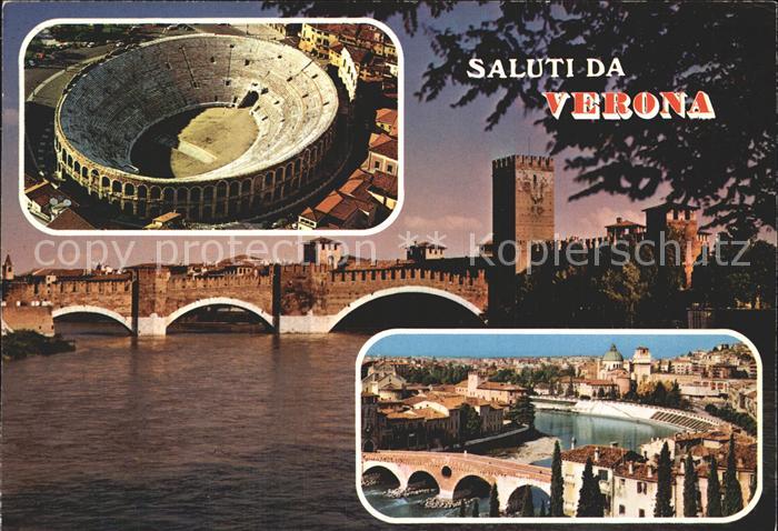 Verona Veneto Arena Bruecke Teilansicht