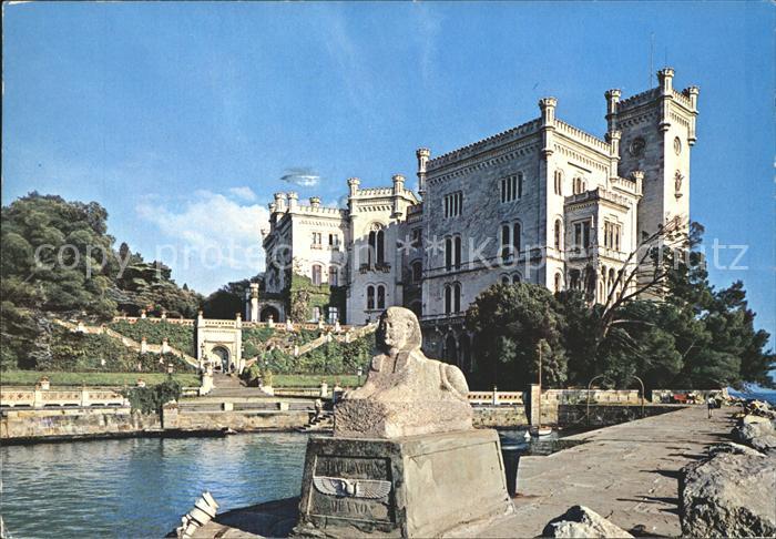 Trieste Castello Miramare Schloss Sphinx