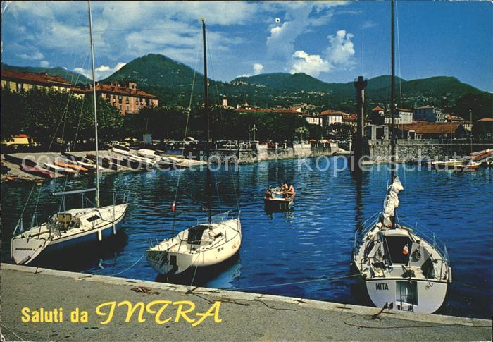 Intra Verbania Porto Lago Maggiore Hafen Segelboot