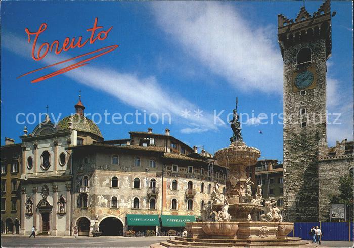 Trento Casa Rella e Torre Civica Fontana