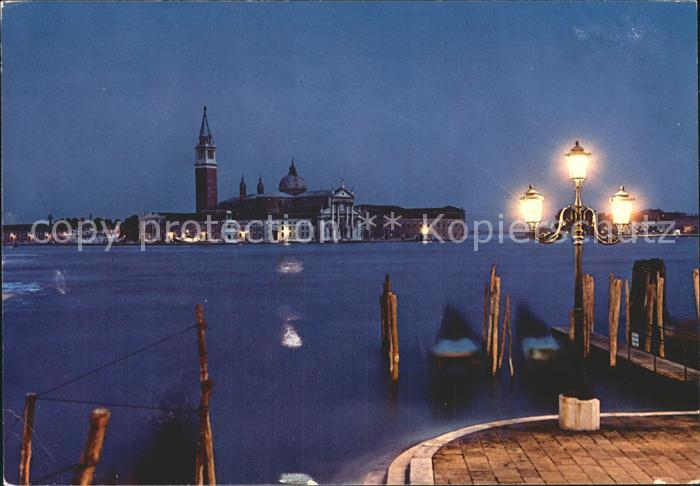 Venezia Venedig Bacino San Marco Isola di San Giorgio notturno