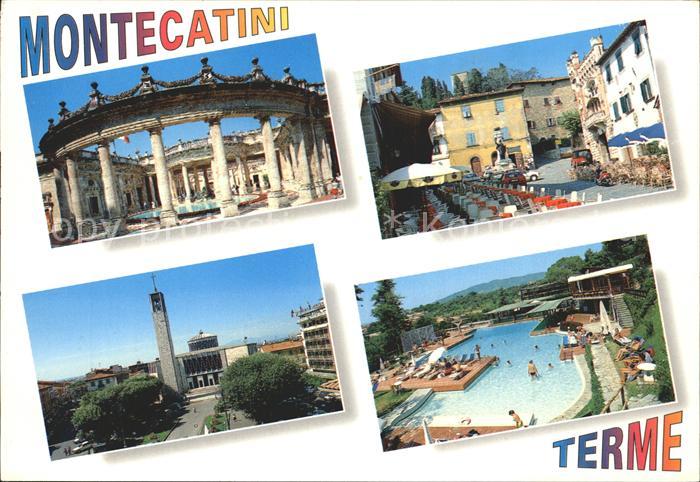 Montecatini Terme Strassencafe Restaurant Swimming Pool Therme