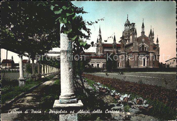 Certosa Di Pavia Pergolato ed Absidi della Certosa