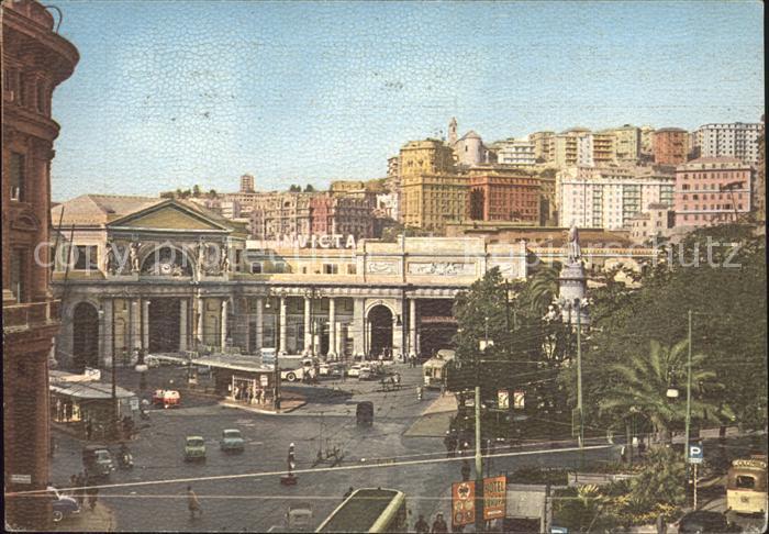 Genova Genua Liguria Piazza Acquaverde Stazione Principo