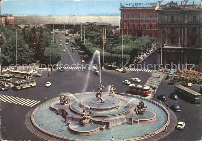 Roma Rom Piazza della Repubblica Fontana