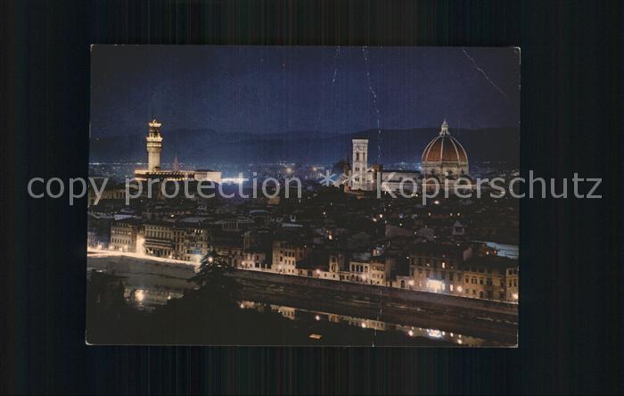 Firenze Florenz Incanto notturno Nachtaufnahme
