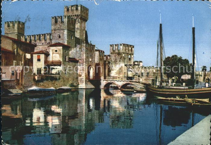 Sirmione Lago di Garda Castello Schloss Gardasee