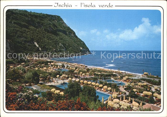 Forio d Ischia Giardini Terme Poseidon Spiaggia Strand Kueste