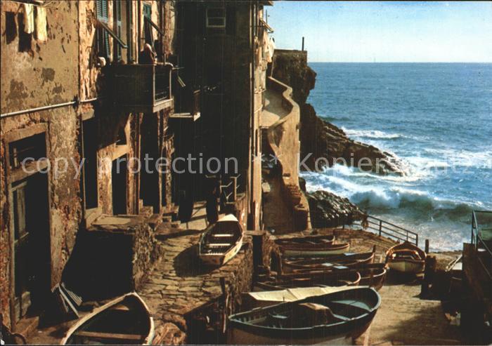 Riomaggiore Luci e Colori delle Cinque Terre Kueste Brandung