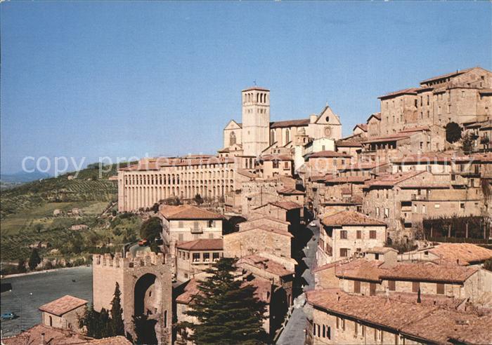 Assisi Umbria Rione di Porta San Pietro Basilica San Francesco Sacro Convento Ba