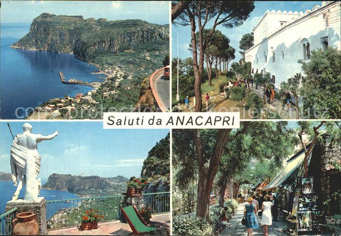 Anacapri Panorama Kueste Promenade Skulptur Statue