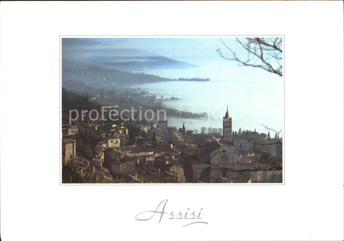 Assisi Umbria Panorama e Basilica Santa Chiara