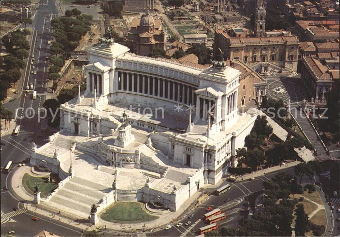 Roma Rom Altare della Patria e Campidoglio Altar des Vaterlandes Kapitol Flieger