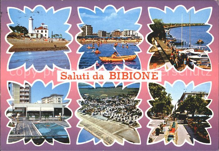 Bibione Strandleben Leuchtturm Hafen Promenade Hotel